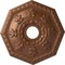 Ekena Millwork Nottingham Ceiling Medallion (Canopies up to 4 5/8"), 18"OD x 3 1/2"ID x 1 1/2"P, Polished Copper CM18NTPOS - alternate 1